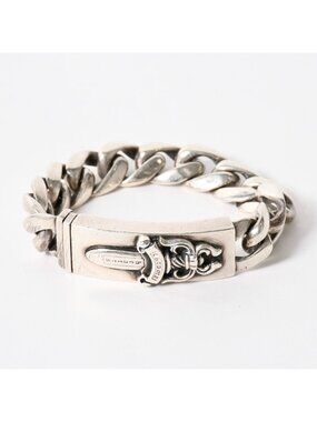Chrome Hearts ID Bracelet Dagger 925 Sterling Silver
